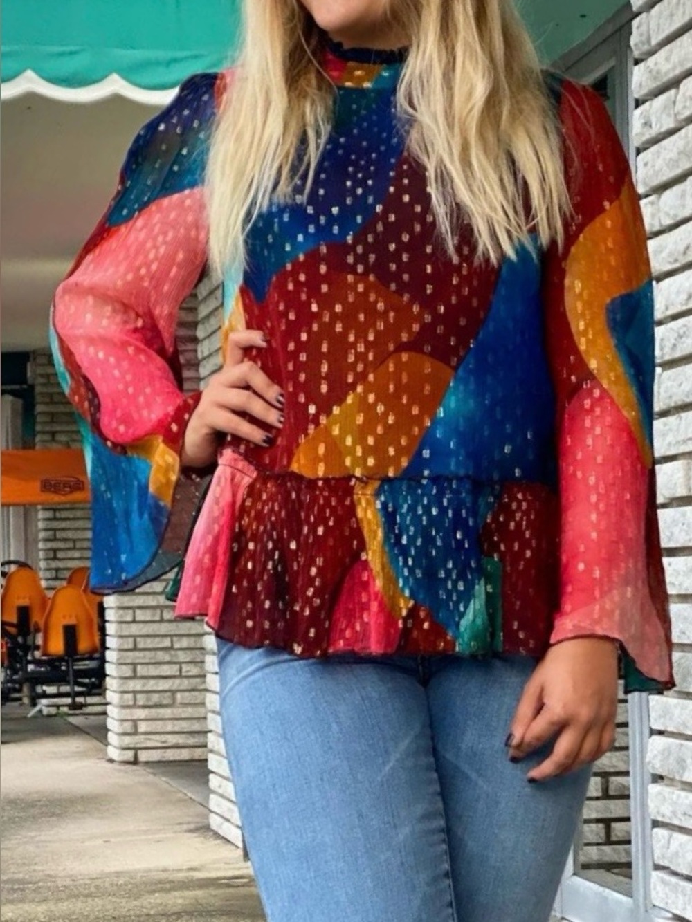 NWT Oliphant Blouse Large